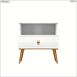 Otitec table de chevet - Blanc