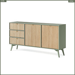 Otitec commode scandinave - Chêne clair