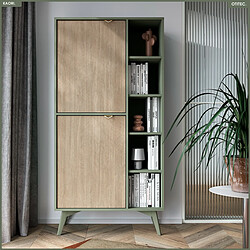 OTITEC Bibliothèque - L.80 x H.160 x P.38 cm - KAORI