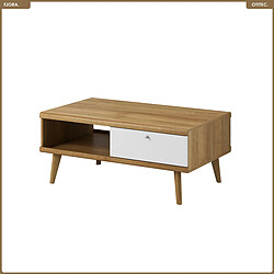 OTITEC Table basse - L.107 x H.46 x P.67 cm - FJORA