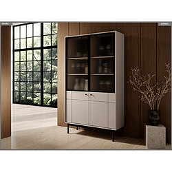 Otitec Bibliothèque vitrée Osaka - Noir