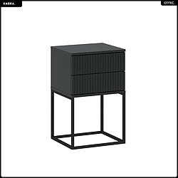 Otitec Table de chevet Kadra - Anthracite