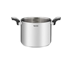 Marmite inox 22cm + couvercle en verre - E3016104 - Emotion - TEFAL