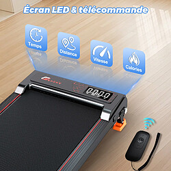 Y-RAIN - Tapis de Marche 3 en 1 – 1-6 km/h avec Moteur 2,5 HP pour Maison & Bureau