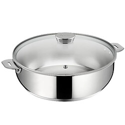 Sauteuse avec couvercle 24cm inox - 12138031824 - Salvaspazio+ - LAGOSTINA