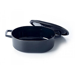 Beka Cocotte ovale en fonte émaillée - Noir
