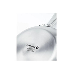 Poêle inox 32cm argent - 3604.32 - Alchimy - DE BUYER