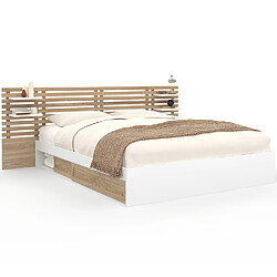 Idmarket LIT SAVANA TETE DE LIT 160X200