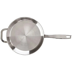 Poêle inox 32cm maestro - 100094 - Mastro - BEKA