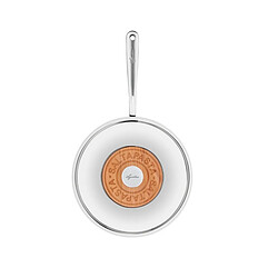 Poêle wok inox 26cm avec couvercle - 011204042026 - Emozione Salta Pasta - LAGOSTINA