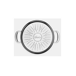 Faitout aluminium 24cm avec couvercle - 010275031224 - Desideria - LAGOSTINA