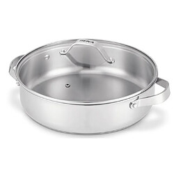 Beka sauteuse Cicla en inox avec couvercle