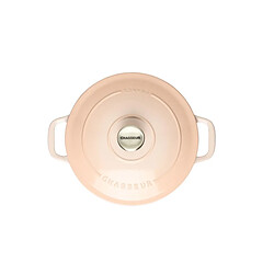 Cocotte en fonte ronde 24cm champagne - PUC472401A - CHASSEUR
