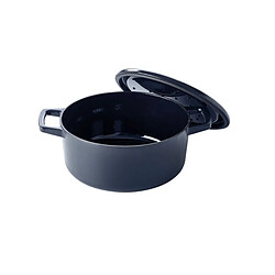 Cocotte en fonte émaillée 30cm noir - 100168 - Nori - BEKA