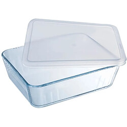 Avis Plat rectangulaire 4l verre + couvercle plastique - 244P000/5043 - PYREX