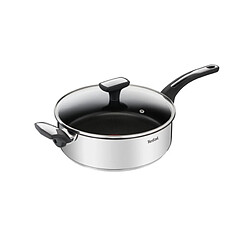 Sauteuse inox 26cm avec couvercle - E3003304 - Emotion - TEFAL