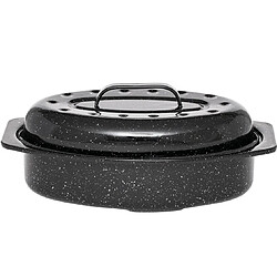 Cocotte ovale en acier carbon 33x20cm - 6106 - WARMCOOK