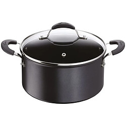 Faitout aluminium 20cm avec couvercle - 12165031220 - Tempra - LAGOSTINA