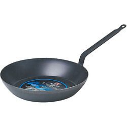 Poêle tôle bleue 28cm - 5020.28 - Coupe Lyonnaise - DE BUYER