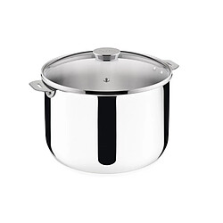 Marmite inox 24cm + couvercle en verre - 012138020524 - Salvaspazio+ - LAGOSTINA