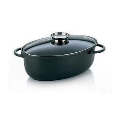 Cocotte à braiser en fonte d?aluminium 45cm noir - 15153 - KELA LINE