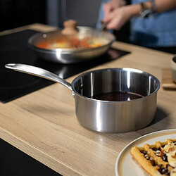 Livoo Casserole inox triply 18 cm pas cher