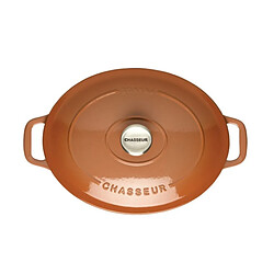 Cocotte en fonte ovale 29 cm chestnut - PUC472999 - CHASSEUR