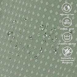 Gaufre Rideau Douche Rideaux Baignoire Tissu Polyester Lavable en Machine Rideau Salle de Bain avec 12 Crochets Rideau Salle de Bain Imperméable 90 x 183 cm~00035