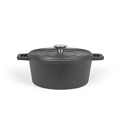 Cocotte ronde 24cm 4l noir - mep139 - LIVOO