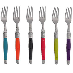 Coffret de 6 fourchettes de table - LOO60181TON - Laguiole Tonic Mix - JEAN DUBOST