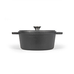 Cocotte ronde 24cm 4l noir - mep139 - LIVOO