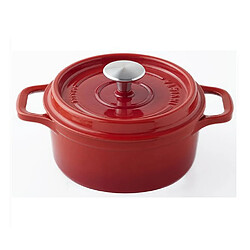 Cocotte ronde en fonte émaillée 18cm rubis - 402180 - INVICTA