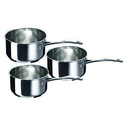 Série 3 casseroles 16-18-20 cm en inox - 12066974 - Chef - BEKA