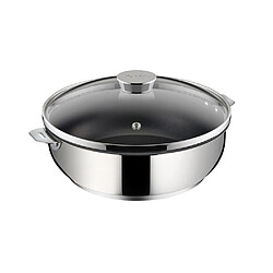 Sauteuse inox 28 cm + couvercle - 12138032028 - Salvaspazio+ - LAGOSTINA