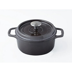 Cocotte ronde en fonte émaillée 28cm taupe - puv402287 - INVICTA