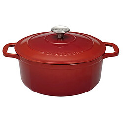 Cocotte ronde en fonte émaillée 28cm rubis - PUC472858 - CHASSEUR