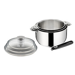 Série de 3 casseroles inox 16/18/20cm - 138600007 - Salvaspazio+ - LAGOSTINA
