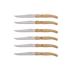 Coffret de 6 couteaux à steak - L0060015D80175 - JEAN DUBOST