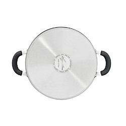 Marmite inox 20 cm + couvercle - 12896020520 - Tempra Inox - LAGOSTINA pas cher