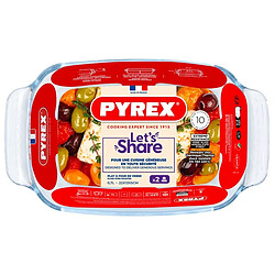Acheter Plat à four verre 22x13cm - 228B - PYREX