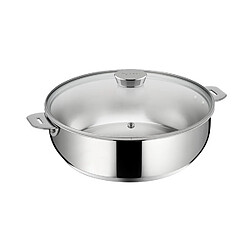 Sauteuse inox 26cm + couvercle - 012138031826 - Salvaspazio + - LAGOSTINA