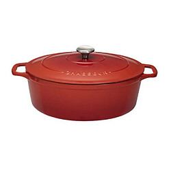 Cocotte ovale en fonte émaillée 29cm rubis - PUC472958 - CHASSEUR