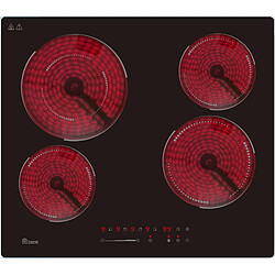 Table de cuisson vitrocéramique TRCPV4650B Triomph 4 foyers 6500W