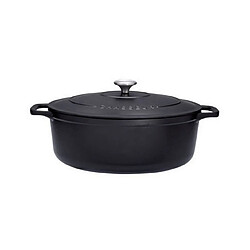 Cocotte ovale en fonte émaillée 29cm noir - PUC472901 - CHASSEUR