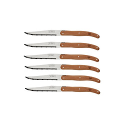Coffret de 6 couteaux à steak - L0060011PEF175 - JEAN DUBOST