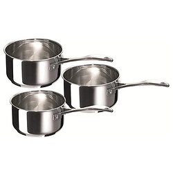 Série 3 casseroles 16-18-20 cm en inox - 12066974 - Chef - BEKA