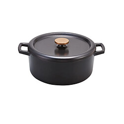 Cocotte en fonte émaillée 30cm noir - 100168 - BEKA