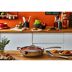Sauteuse inox 26cm + couvercle - 11116032026 - Accademia Lagofusion - LAGOSTINA