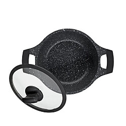 Faitout fonte d'aluminium 24cm + couvercle verre - 12219 - Stella Nova - KELA LINE