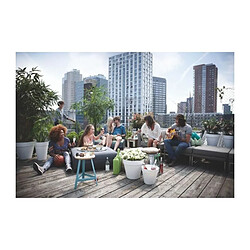 Acheter ELHO Lot de 2 pots de fleur rond Loft Urban - 19 L - Ø 28.5 x H 26 cm - Noir